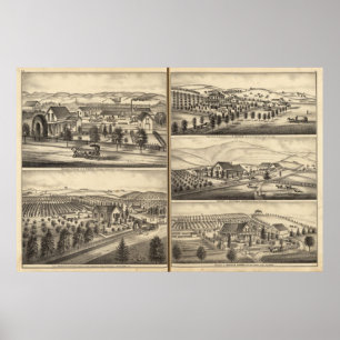 President van CP Hatch, Wm Sexton, JM Freeman Poster