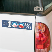 President van de 100 % bumpersticker (Op Truck)