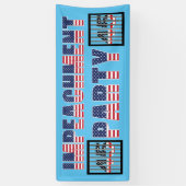 President van de gevangenis van Bars 45 Impeachmen Spandoek (Verticaal)