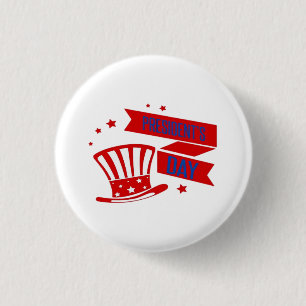 President van de Verenigde Staten Dag Classic Ronde Button 3,2 Cm