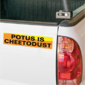 president van de VS Bumpersticker (Op Truck)