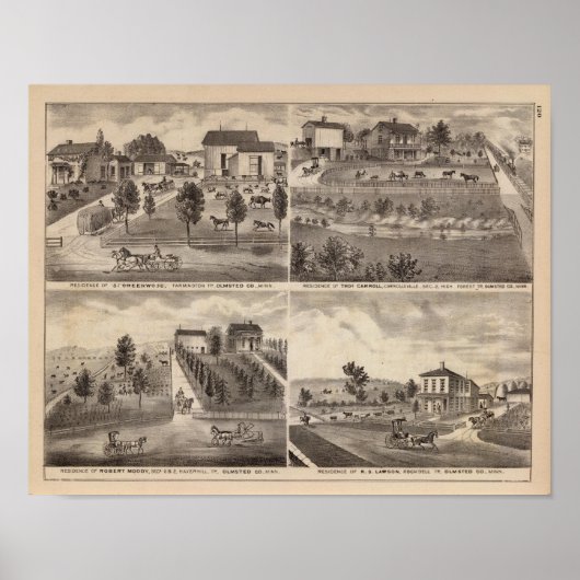 President van Greenwood, Carroll, Minnesota Poster (Voorkant)