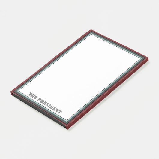 President van het bedrijf post-it® notes (Schuin)