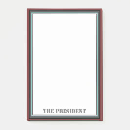 President van het bedrijf post-it® notes