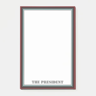 President van het bedrijf post-it® notes
