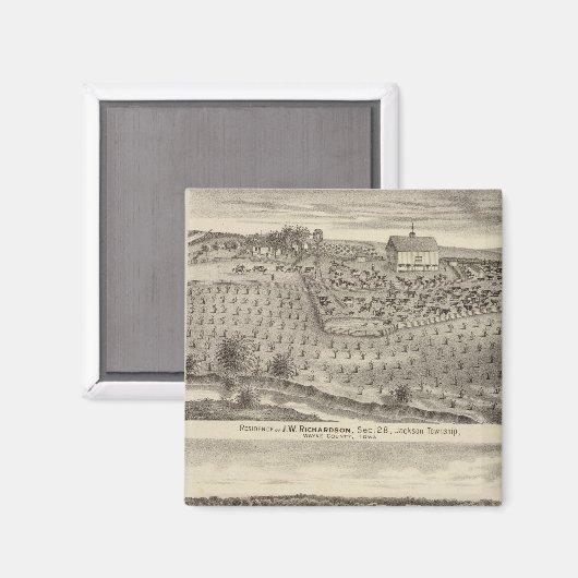 President van JW Richardson & JD McGlothlen Magneet (Voorkant / Achterkant)