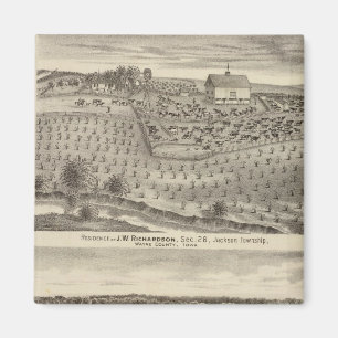 President van JW Richardson & JD McGlothlen Magneet