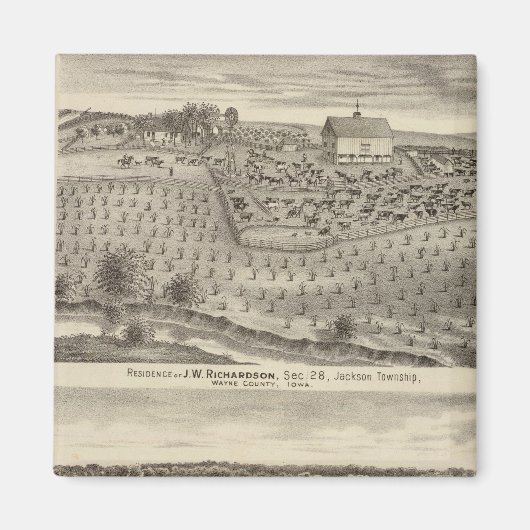 President van JW Richardson & JD McGlothlen Magneet (Voorkant)