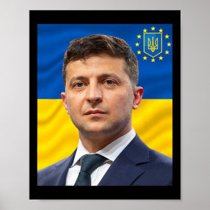 President van Oekraïne Volodymyr Zelensky - Sta Wi Poster