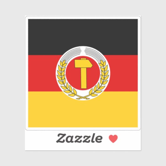 President van Oost-Duitsland (1951-1953) Sticker (Vel)