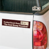 President van voedselzegels Obama Bumpersticker (Op Truck)
