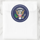 President Verenigde Staten Ronde Sticker (Tas)