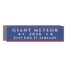 President Verkiezingen 2028 Sjabloon Bumpersticker