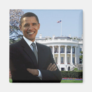 President-Verkozen Obama - Square Magnet