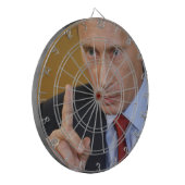 President Vladimir Poetin Bullseye Dartbord (Voorkant Links)