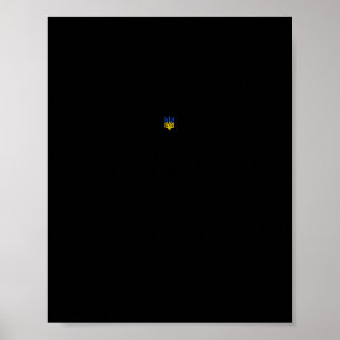 President Volodymyr Zelensky Oekraïense Drietand Z Poster