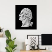 President Washington Bust Poster (Thuiskantoor)