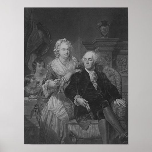 President Washington thuis Poster (Voorkant)