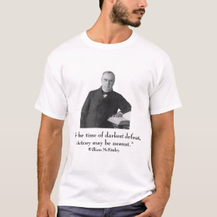 President William McKinley en citaat T-shirt