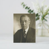 President Woodrow Wilson Portrait 1919 Briefkaart (Staand voorkant)