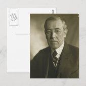 President Woodrow Wilson Portrait 1919 Briefkaart (Voorkant / Achterkant)