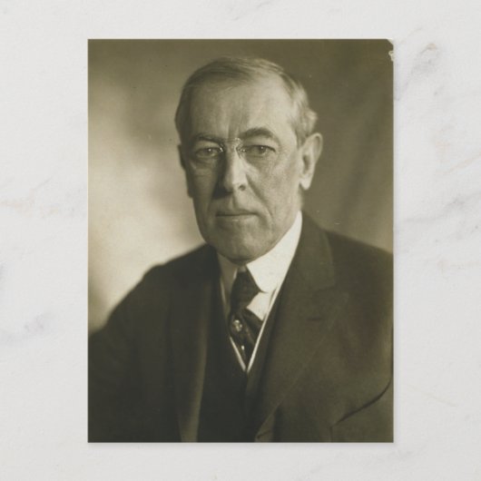 President Woodrow Wilson Portrait 1919 Briefkaart (Voorkant)