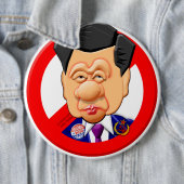 PRESIDENT XI JINPING RONDE BUTTON 6,0 CM (In situ)