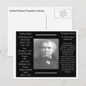 President Zachary Taylor Briefkaart (Voorkant / Achterkant)
