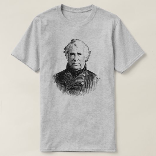 President Zachary Taylor T-shirt (Design voorkant)
