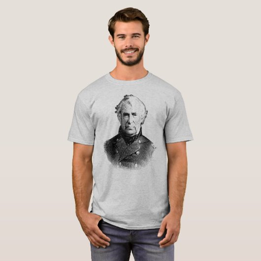 President Zachary Taylor T-shirt (Voorkant volledig)
