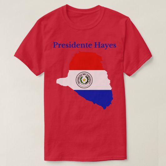 Presidente Hayes, departement Paraguay T-shirt (Design voorkant)