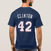 Presidenten #42 Clinton T-shirt (Achterkant)