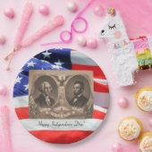 Presidenten Abraham Lincoln en George Washington Papieren Bordje (Feest)