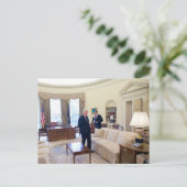 Presidenten Barack Obama & Bill Clinton Briefkaart (Staand voorkant)