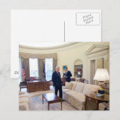 Presidenten Barack Obama & Bill Clinton Briefkaart (Voorkant / Achterkant)