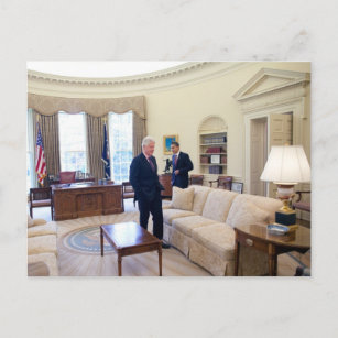 Presidenten Barack Obama & Bill Clinton Briefkaart