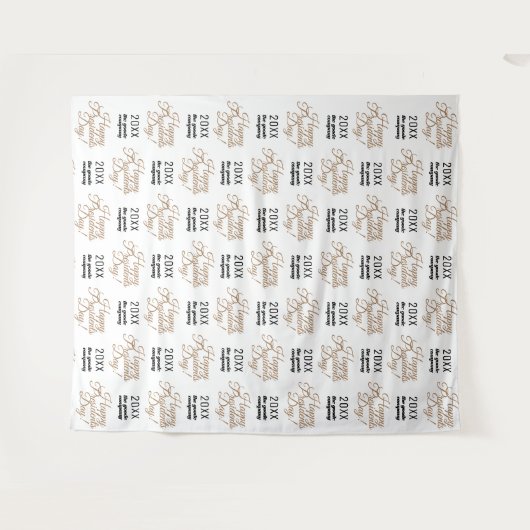 Presidenten Dag Achtergrond Stap en Herhaal Wandkleed (Voorkant (horizontaal))