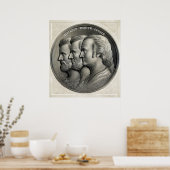 Presidenten Grant, Lincoln en Washington Poster (Keuken)