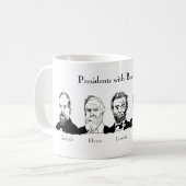Presidenten met de Mok van Beards Club (Voorkant links)