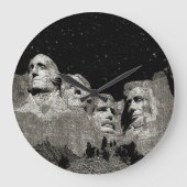 Presidenten Mount Rushmore Graphic Art, Wandklok (Voorkant)