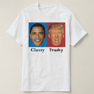Presidenten Obama Classy Trump Covfefe - Anti-Trum T-shirt