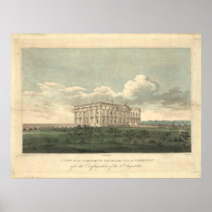 Presidenten thuis in Washington na 1814 Poster