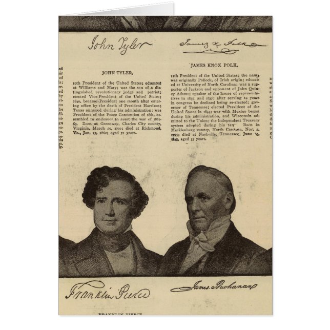 Presidenten US, autografieën, biografieën (Voorkant)