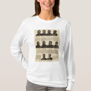 Presidenten US, autografieën, biografieën T-shirt