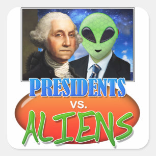 Presidenten vs, buitenaardse Stickers