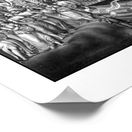 Presidenten Washington en Jackson Poster (Hoek)