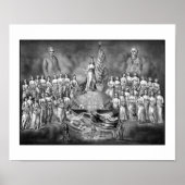 Presidenten Washington en Jackson Poster (Voorkant)