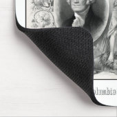 Presidenten Washington en Lincoln Muismat (Hoek)