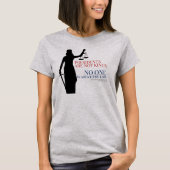 Presidenten weten niet dat niemand boven de wet st t-shirt (Voorkant)
