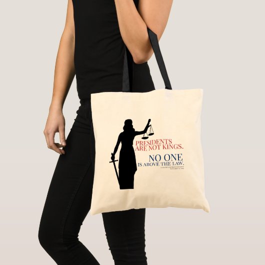 Presidenten weten niet dat niemand boven de wet st tote bag (Voorkant (product))